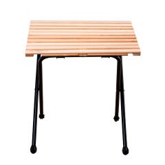 2 Adet Katlanır Kamp Sandalyesi ve Masa Seti - Rest - Taşıma Çantalı - Haki - 130 KG Taşıma