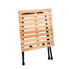 4 Adet Katlanır Kamp Sandalyesi ve Masa Seti - Rock - Safir - Bardaklıklı - 140 KG