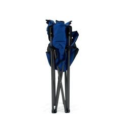 Katlanır Kamp Piknik Sandalyesi - Madfox Echo - Bardaklıklı - Mavi - 547287 - Taşıma Çantalı