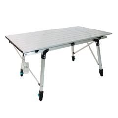 Katlanabilir Alüminyum Kamp Masası - Akordion - Madfox Moonlite -Silver - 546248