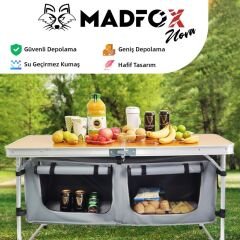 Katlanabilir Ahşap Kamp Masası - Madfox Nova - 547280