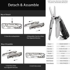 Multi Tool Pense - Grand Harvest - GHK12 Eagle