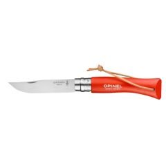Katlanır Cep Çakısı - Opinel - Gürgen Ağacı Sap - Turuncu - No:7