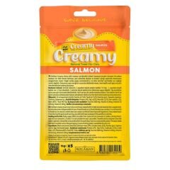 Kedi Ödül Maması - Creamy - Somonlu - 15 gr 5'li - Delibon