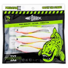 Silikon Sahte Balık - 10g 100mm - Fishack PredatorX - UV Boyalı - Mist