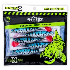 Silikon Sahte Balık - 10g 100mm - Fishack PredatorX - Grim