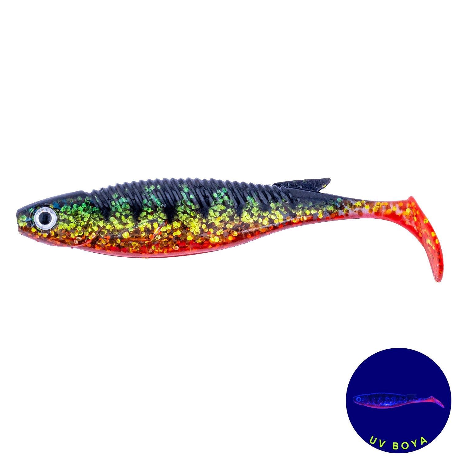 Silikon Sahte Balık - 10g 100mm - Fishack PredatorX - UV Boyalı - Strike