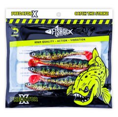 Silikon Sahte Balık - 10g 100mm - Fishack PredatorX - UV Boyalı - Strike