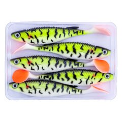 Silikon Sahte Balık - 10g 100mm - Fishack PredatorX - UV Boyalı - Bleed