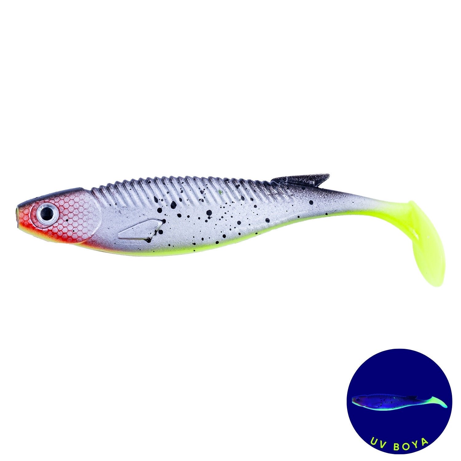 Silikon Sahte Balık - 10g 100mm - Fishack PredatorX - UV Boyalı - Blade