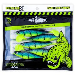 Silikon Sahte Balık - 10g 100mm - Fishack PredatorX - UV Boyalı - Radar
