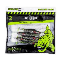 Silikon Sahte Balık - 4,5g 85mm - Fishack PredatorX - UV Boyalı - Fleck