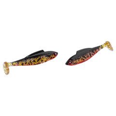 Silikon Sahte Balık - 4,5g 85mm - Fishack PredatorX - UV Boyalı - Copper