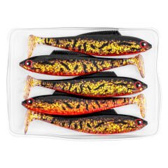 Silikon Sahte Balık - 4,5g 85mm - Fishack PredatorX - UV Boyalı - Copper