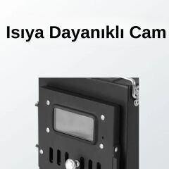 Çadır Sobası - Madfox x Woodlander - Portatif Katlanabilir - Siyah - 547308
