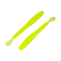 Silikon Sahte Kurt Yem - 2,2g 87mm - Fishack Wormix - Fluo Green - UV Silikon