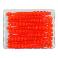 Silikon Sahte Kurt Yem - 2,2g 87mm - Fishack Wormix - Flare - UV Silikon