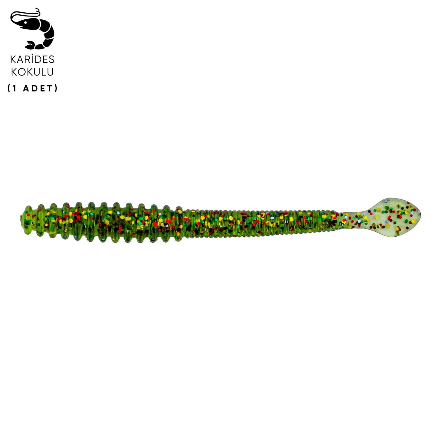 Silikon Sahte Kurt Yem - 2,2g 87mm - Fishack Wormix - Jungle