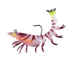 Silikon Karides Yem - 7g 75mm - Fishack Krillax - UV Boyalı - Ghost Shrimp