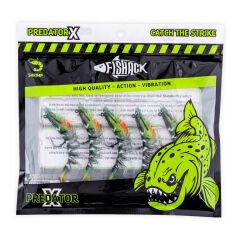 Silikon Karides Yem - 7g 75mm - Fishack Krillax - UV Boyalı - Neon Shrimp