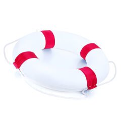 Savex Can Simidi Küçük Beyaz - Kırmızı Şeritli (TRS.002)