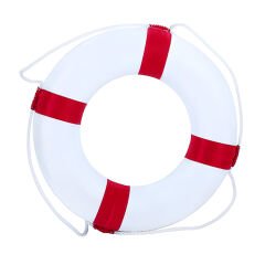 Savex Can Simidi Küçük Beyaz - Kırmızı Şeritli (TRS.002)