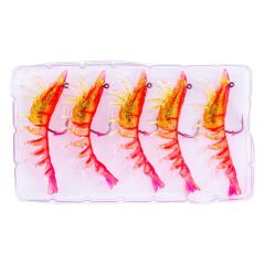 Silikon Karides Yem - 7g 75mm - Fishack Krillax - UV Boyalı - Candy Shrimp