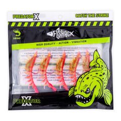 Silikon Karides Yem - 7g 75mm - Fishack Krillax - UV Boyalı - Candy Shrimp