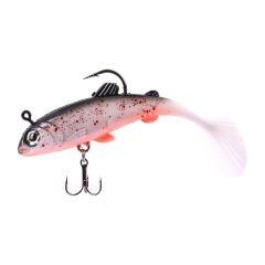Silikon Sahte Balık - 15g 100mm - Üçlü İğneli - Fishack - UV Boyalı - Ember