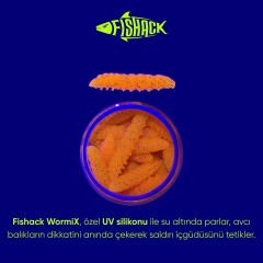 Silikon Yüzen Alabalık Yemi - Floating - 37mm - Peynir Kokulu - Turuncu - UV Silikon - Trout Bait