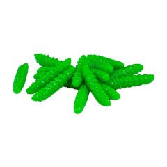 Silikon Yüzen Alabalık Yemi - Floating - 37mm - Sarımsak Kokulu - Yeşil - UV Silikon - Trout Bait