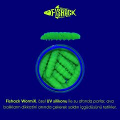 Silikon Yüzen Alabalık Yemi - Floating - 37mm - Sarımsak Kokulu - Yeşil - UV Silikon - Trout Bait