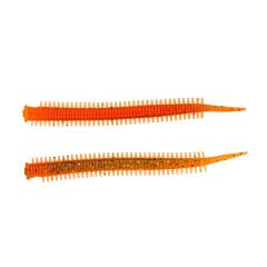 Silikon Kurt Yem - LRF Yem - 1g 70mm - Fishack Wormix - 10 Adet - Fluo Tiger - UV Silikon