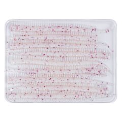 Silikon Kurt Yem - LRF Yem - 1g 70mm - Fishack Wormix - 10 Adet - White