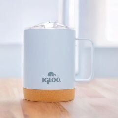 Çelik Mug Termos - Igloo - Cork - 350ml - Duman Mavi - 205696