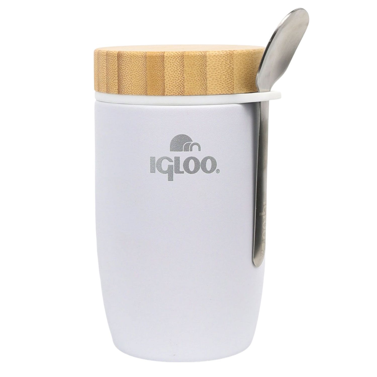 Çelik Yemek Termos - Igloo - Bamboo - 500 ml - Beyaz - 205789