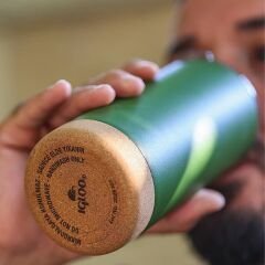 Çelik Mug Termos - Igloo - Cork - 500ml - Haki - 205695