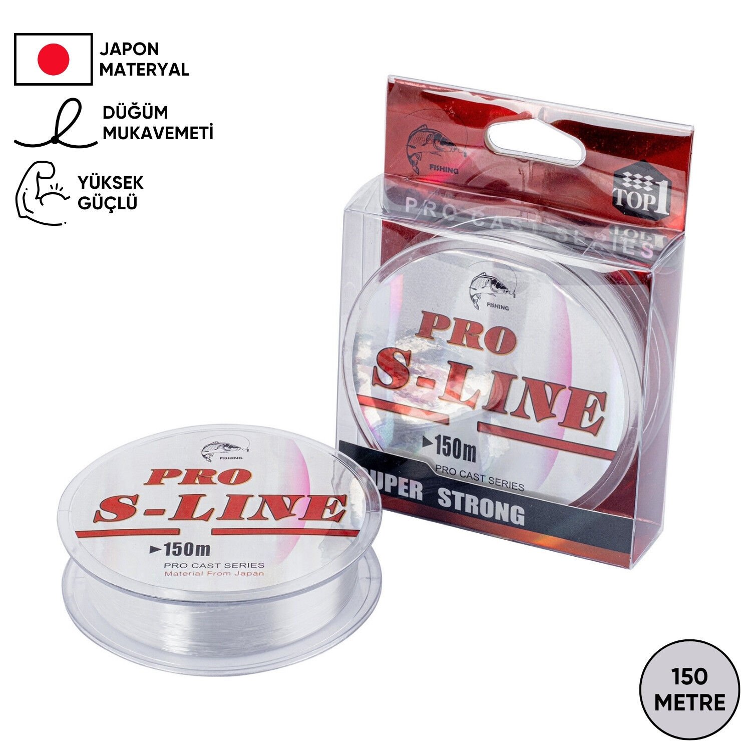 Hayalet Olta Misinası - Japon Materyal - 150 Metre - Pro S-Line - 0,45mm