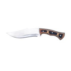 Kamp Bıçağı - Av Bıçağı - 28 cm - Deri Taşıma Kılıflı - Lazoğlu - Verzalit Saplı
