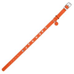 Royalist PC-11 Pati Baskılı Kedi-Köpek Tasması 10mm*30cm Turuncu