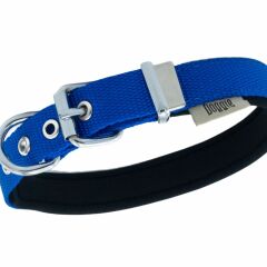 Doggie Konfor Dokuma Boyun Tasması Royal Mavi 2.0*35-40 cm (DSBT-2010 M)
