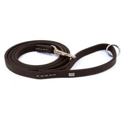 Doggie Yağlı Derili Eğitim Gezdirme Tasması Kahve 1.1*180 cm (YEGT11 M)