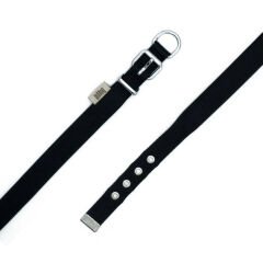 Doggie Konfor Dokuma Boyun Tasması Siyah 2.0*35-40 cm (DSBT-2010 M)