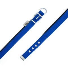 Doggie Konfor Dokuma Boyun Tasması Royal Mavi 2.0*30-35 cm (DSBT-2010 S)