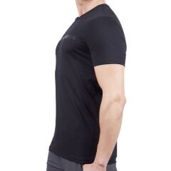 Erkek Tişört - Pamuklu Spor Tişört - Vassi - Siyah