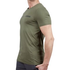 Erkek Tişört - Pamuklu Spor Tişört - Vassi - Haki