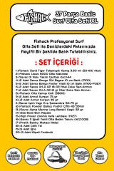 Fishack 37 Parça Surf Basic Deniz Olta Seti XL - 3.60MT / 50-100GR