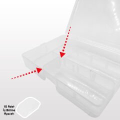 Fishack Balıkçı Silikon Yem ve Malzeme Kutusu (SH-010)