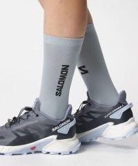 Salomon Supercross 4 Kadın Koşu Ayakkabısı - Grisaille/White/Cashmere Blue