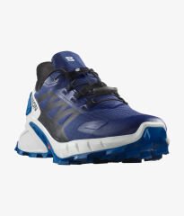 Salomon Supercross 4 Erkek Koşu Ayakkabısı - Blue Print/Black/Lapis Blue